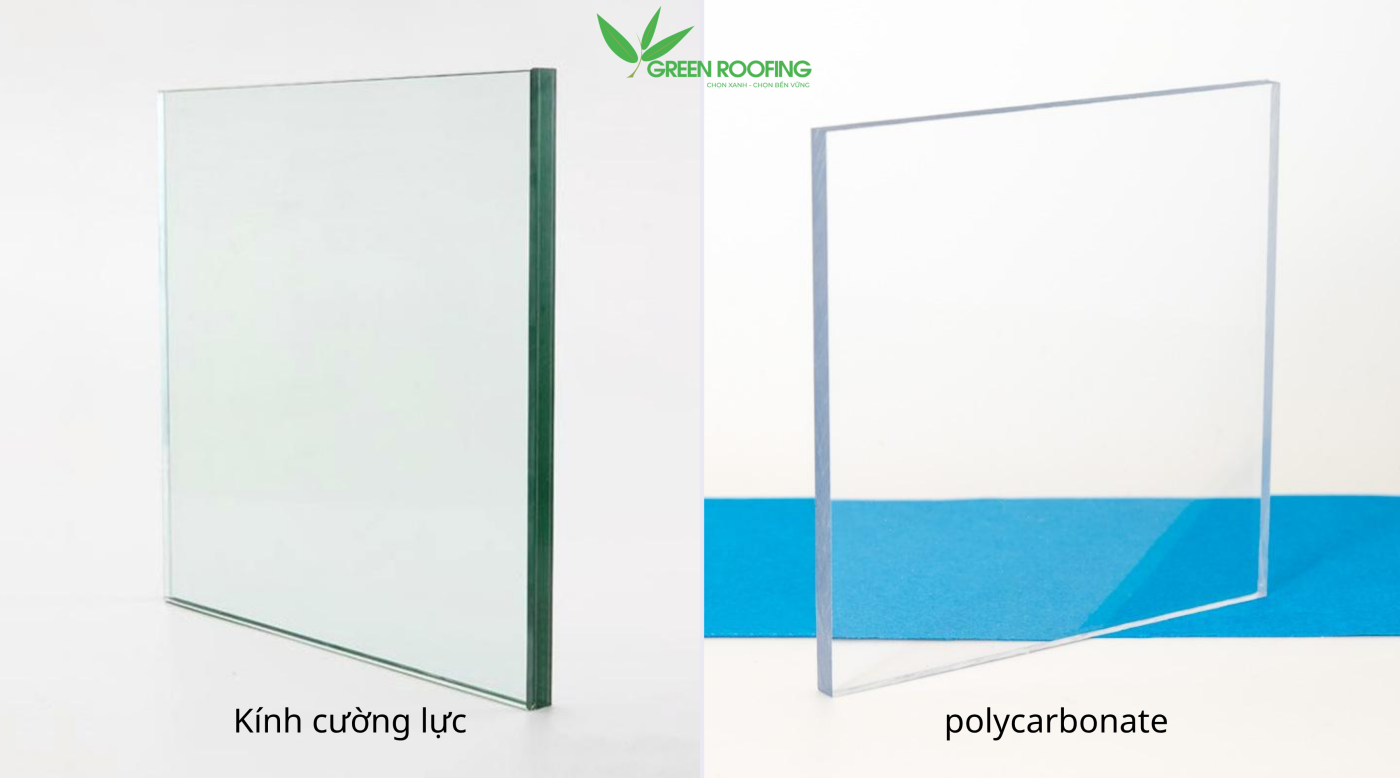 tấm polycarbonate đặc 5mm có thể được gia công cắt, khoan tại xưởng theo đúng bản vẽ, linh hoạt hơn nhiều cho các công trình có thay đổi thiết kế trong quá trình thi công thực tế.