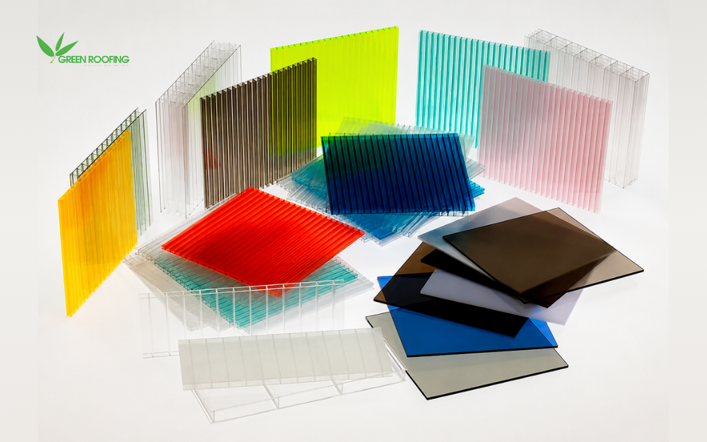Tấm polycarbonate (viết tắt là PC) là một loại nhựa tổng hợp polymer, trong đó các đơn vị polymer được liên kết thông qua các nhóm cacbonat.
