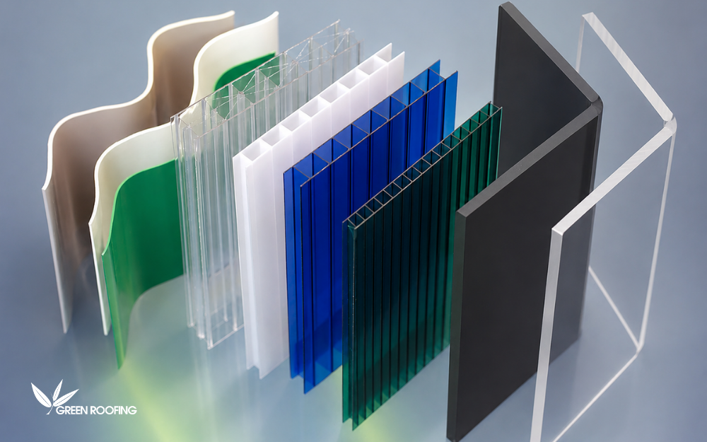 Bảng giá tấm polycarbonate thi công mái che dự án cao cấp