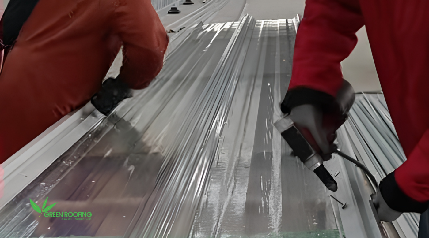Tôn composite phẳng có hệ số giãn nở nhiệt cao hơn tôn kim loại