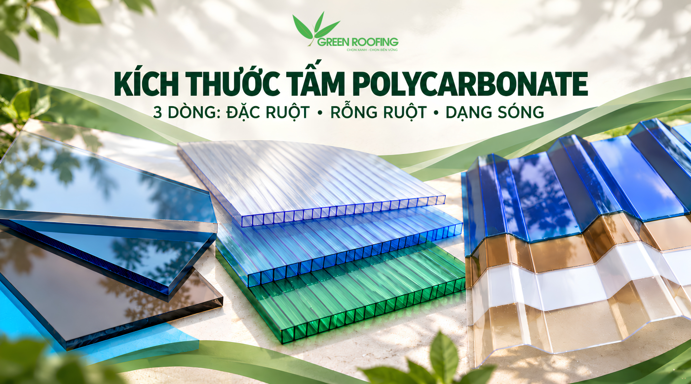 Kích Thước Tấm Polycarbonate