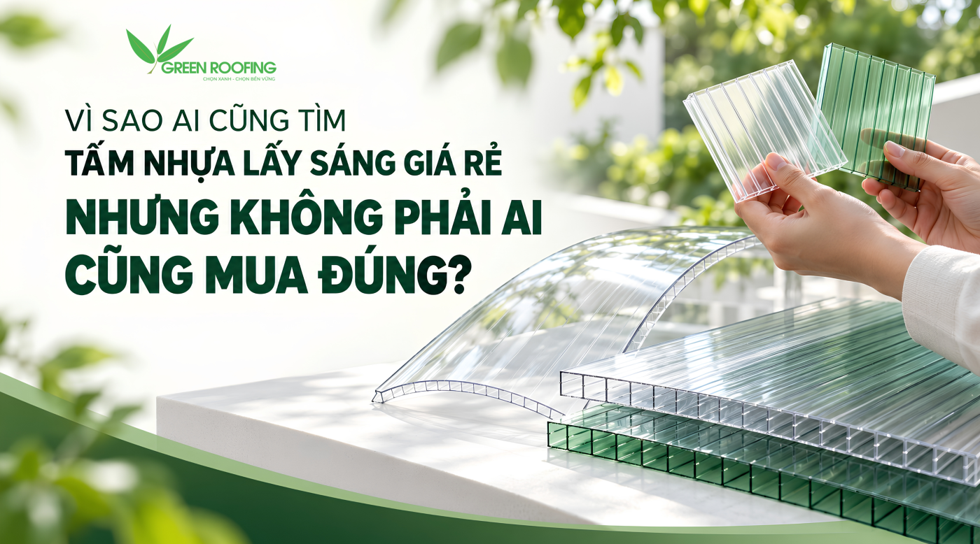 Tấm Nhựa Lấy Sáng Giá Rẻ