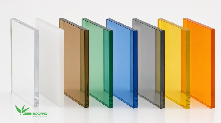 Báo giá tấm polycarbonate đặc ruột hàn quốc