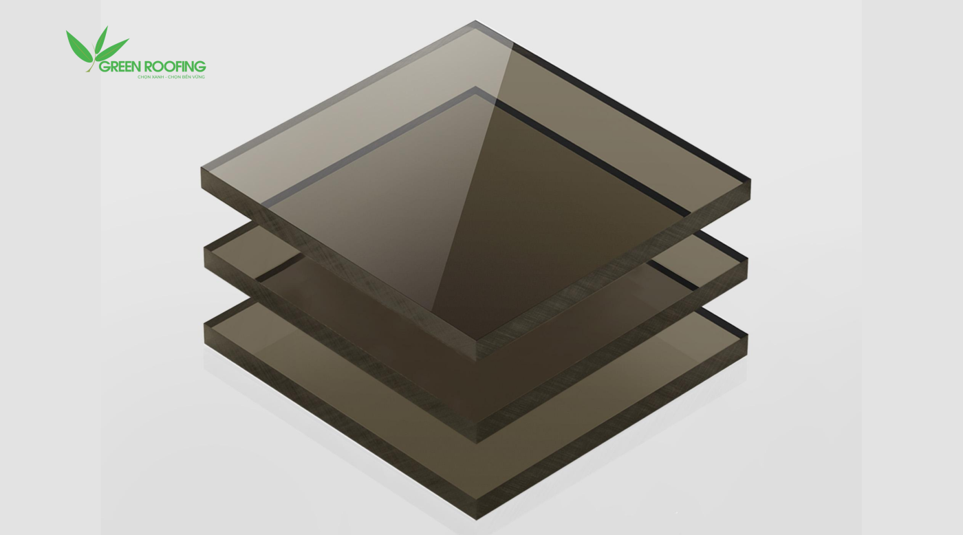 độ dày của tấm polycarbonate đặc màu trà được thiết kế tối ưu cho một nhóm ứng dụng cụ thể.