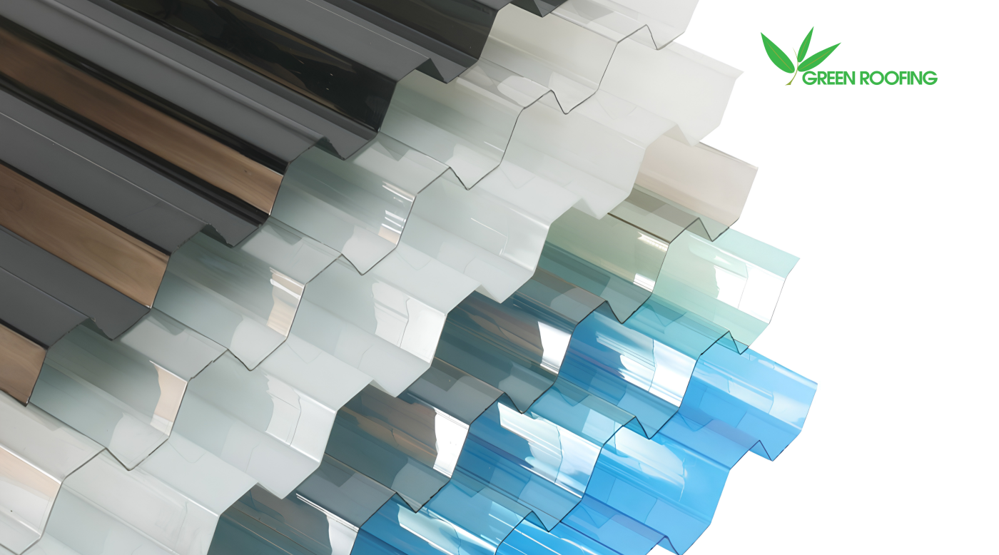 Tấm lợp nhựa sóng Polycarbonate tại Green Roofing được sản xuất trên dây chuyền đùn ép hiện đại từ 100% hạt nhựa nguyên sinh
